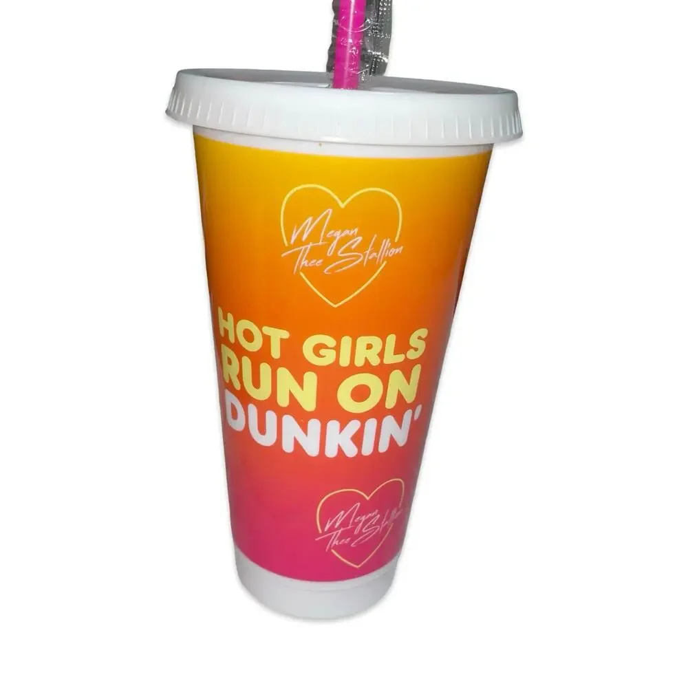 Dunkin Megan Thee Stallion Hot Girls Run on Dunkin Reusable Cup Limited Ed 2026